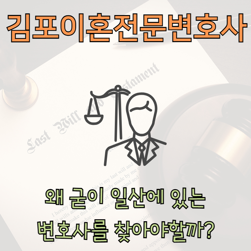 김포이혼전문변호사